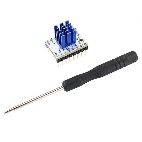 TMC2209 V4.0 Trinmotor Driver Stille drift Kompatibel med 3D-printer, 5,5-28V 2,8A med køleplade, Enha[BEMS]