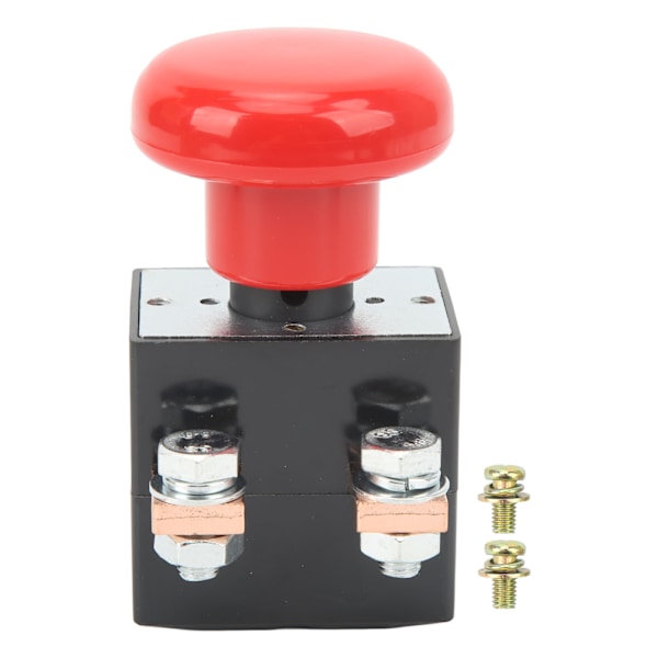 Nödstoppsknappsbrytare IP67 Vattentät 220‑250A 12‑220V 50 mm monteringshål för fordonstruckar