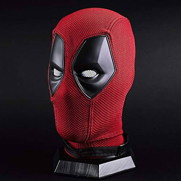 Halloween Deadpool Mask, Superhjälte Wade Winston Wilson Stickad Mask