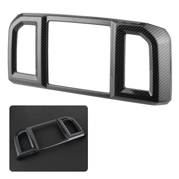 Bakre Luftutloppsventilramsskydd Kolfiber Stil Inre Trim Passar för Ford F150 2015‑2020