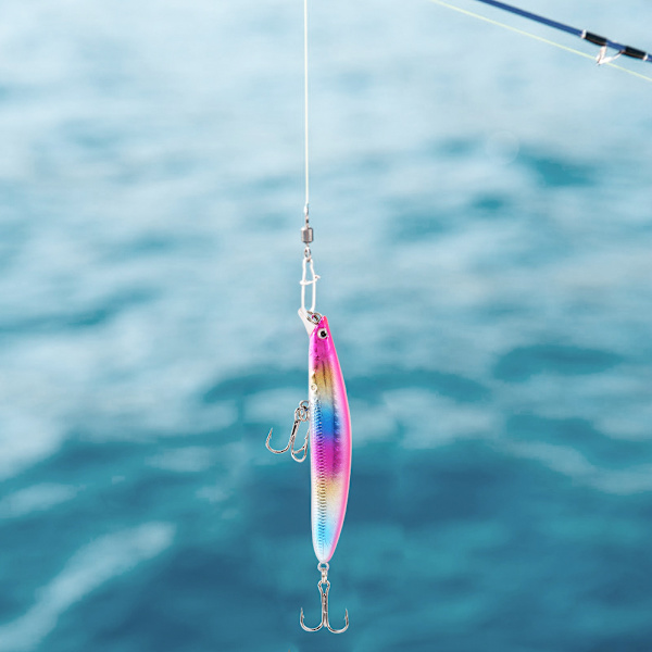 HENG JIA 9,5 cm Agns Hard Bait Kunstig Agns Fiske Minnow Wobblers for Fiske (F)