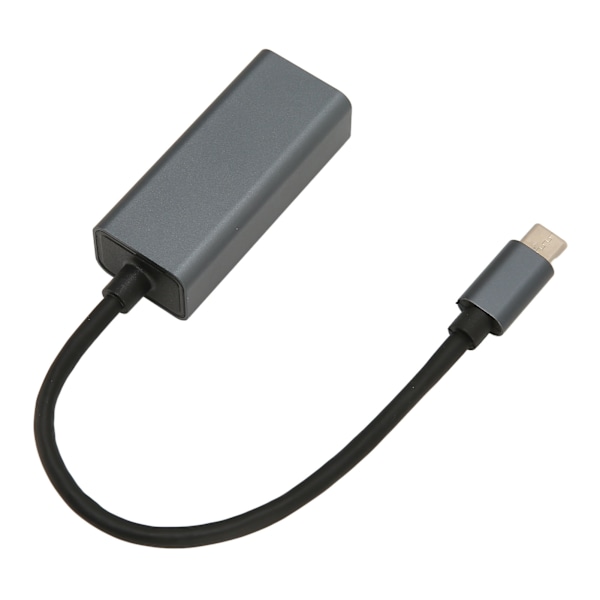 USB-C til RJ45 Ethernet-adapter 1 Gbps Stabil Tilkobling Gratis Stasjon Kompakt Bærbar Ethernet-adapter for Hjemmekontor
