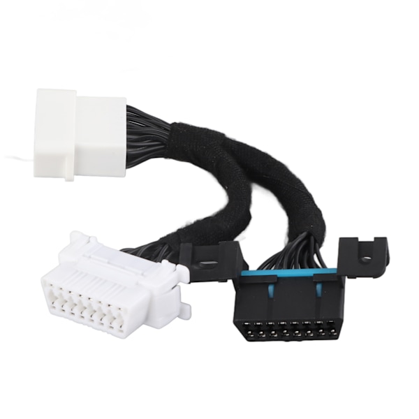 16-pins splitter OBD2 han til hun forlængerkabel OBD-adapter 0,5 m/1,64 fod ABS 12‑24V