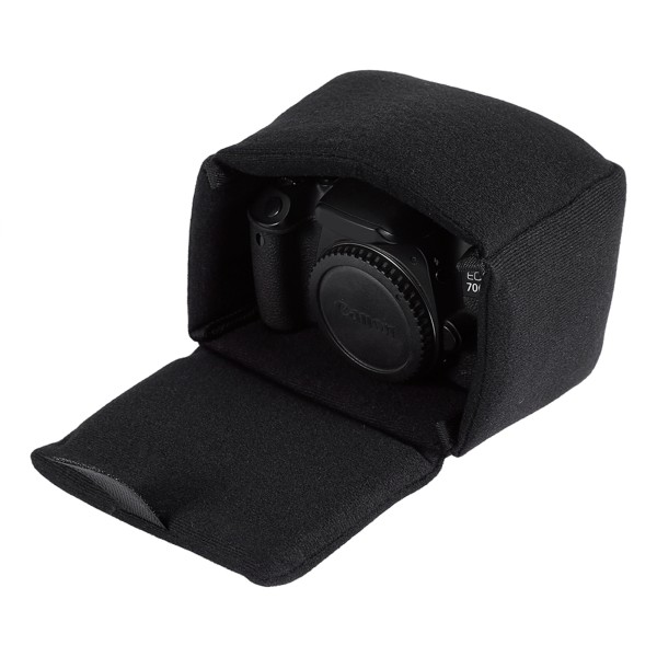 Vadderad Kameraväska: Stötsäker DSLR-Insats Skyddsfodral (Svart)