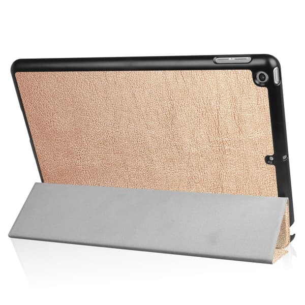 iPad 9.7\" (2017) / (2018) Slimfit Tri-Fold Etui Gull Gold Gold Guld