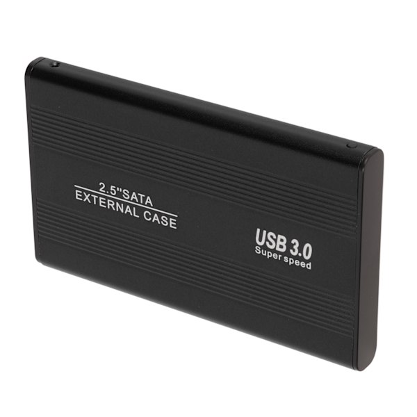USB3.0 HDD-kabinett 2,5 tommer 5 Gbps Ultra tynn lett HDD-kabinett-adapter for bærbare datamaskiner for WIN 7 for WIN 10 Svart