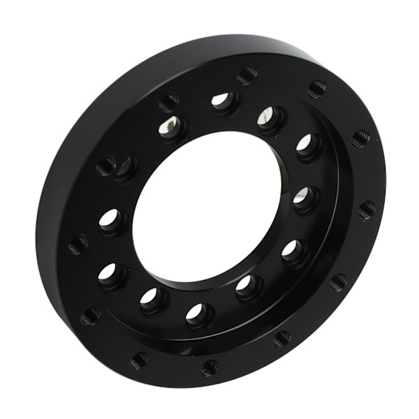Rattadapter Svart platta CNC aluminiumlegering för Logitech G25 G27 G29 G920 13 14in Ratt 73mm/2.87in