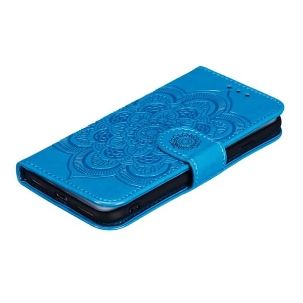 Kompatibel med iPhone 7/8/SE (2020/2022) Mandala Plånboksfodral Blå Blue Blue Blå