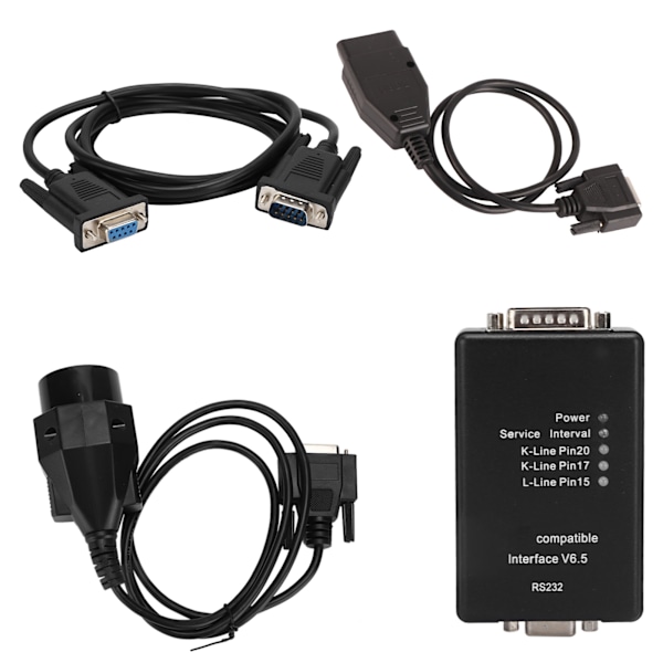 Carsoft 6.5 Diagnostic Tool OBD2 Scanner Code Reader Ersättning för E30/E31/E32/E34/E36/E38/E39/E46/E52/E53