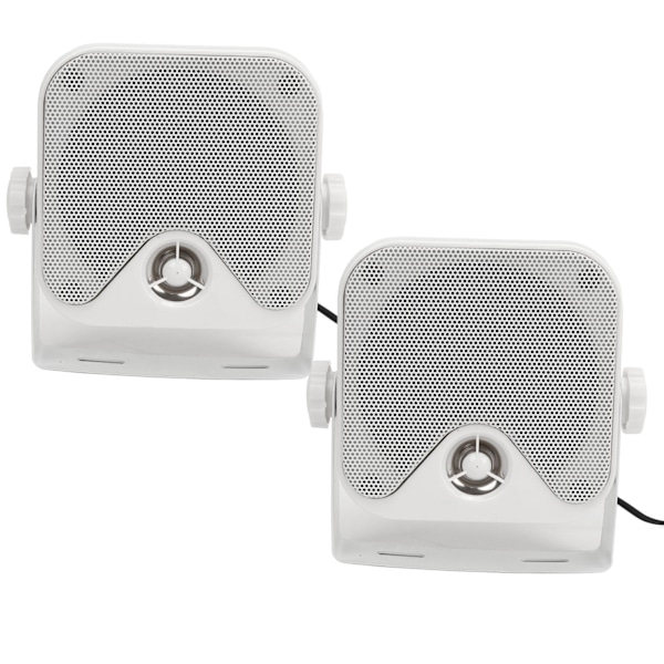 1 Par 4 tommers Marine Bokshøyttalere 100W Heavy Duty Vanntette Utendørs Lydanlegg for ATV UTV Traktor Lastebil