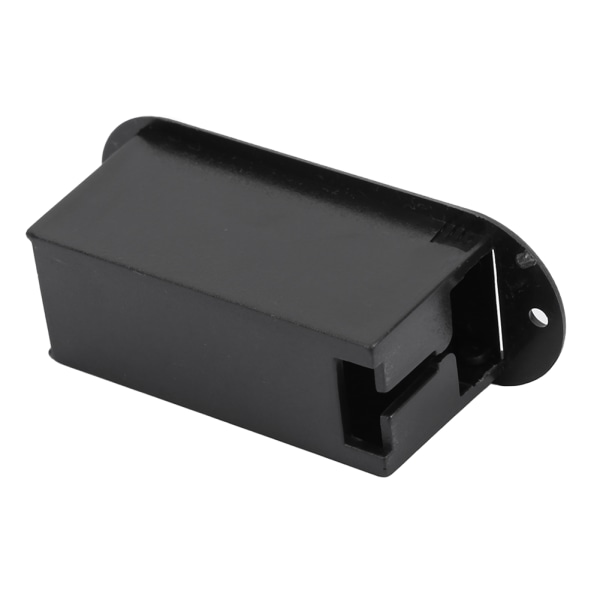 PU læder elektrisk guitar bas pickup 9V batteri cover Holder taske Taske Organizer Box (#02)//+