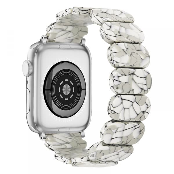 【BEMS】Urrem - Kompatibel med Apple Watch Tilbehør - Elastisk Harpiksrem