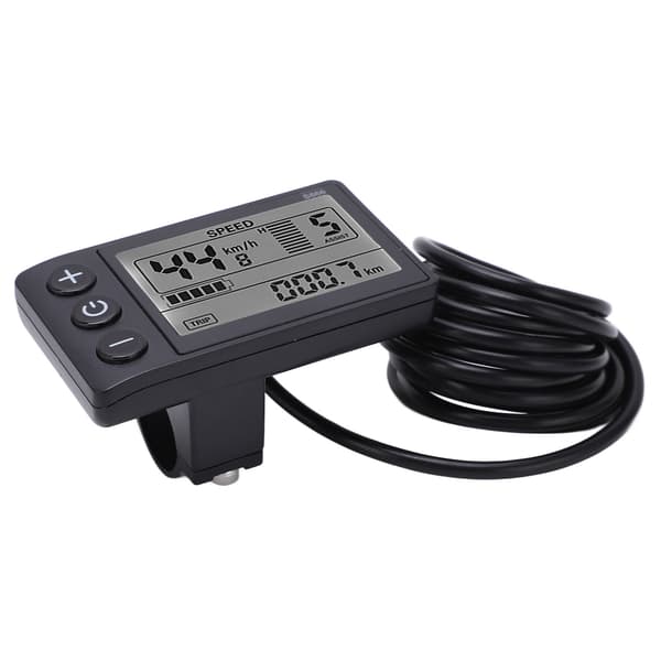 S866 Elcykel LCD-displaymåler 24V 36V 48V Scooter Kontrolpanel SM-stik