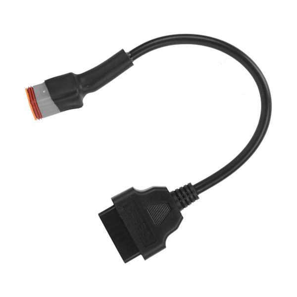 6Pin OBD2 diagnostisk kabeladapter Profesjonell feilsøking for motorsykkel Plug and Play