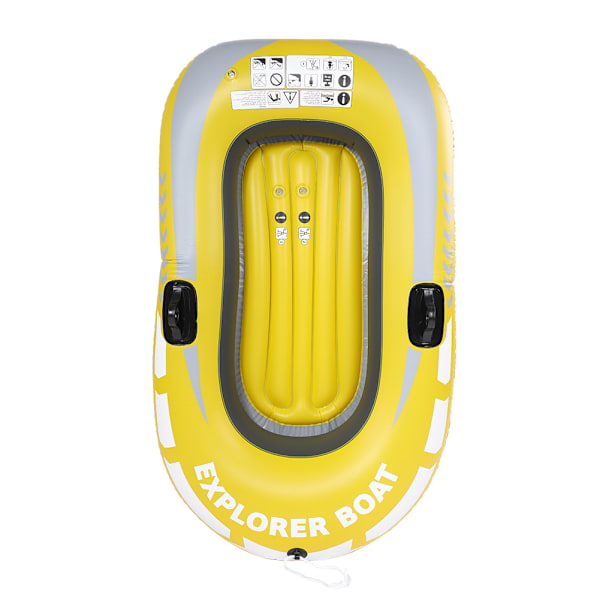 PVC Oppustelig Kajak Kano 1 Person Roing Luftbåd Fiskeri Drift Dykning