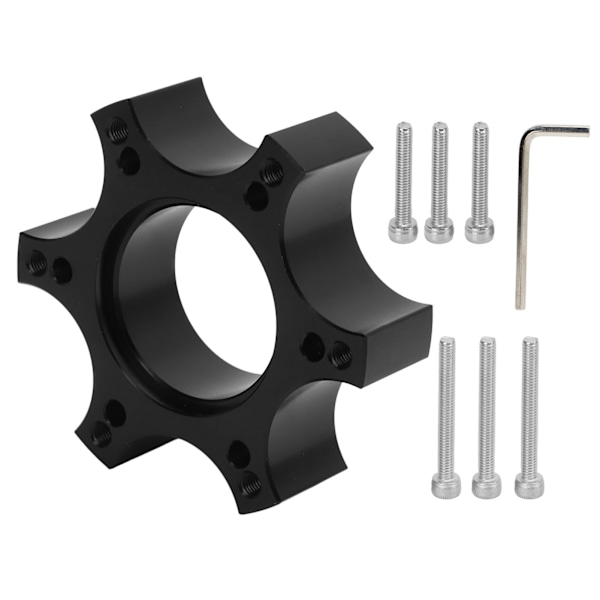 Rattadapterplate Aluminiumlegering 70 mm mellomlegg for Thrustmaster T300RS med 13‑14 tommers ratt
