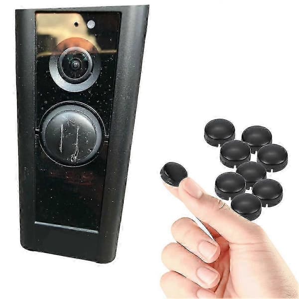 Erstatningsknapper for RING Doorbell Pro – Reparer dine skadede eller ødelagte knapper Musta