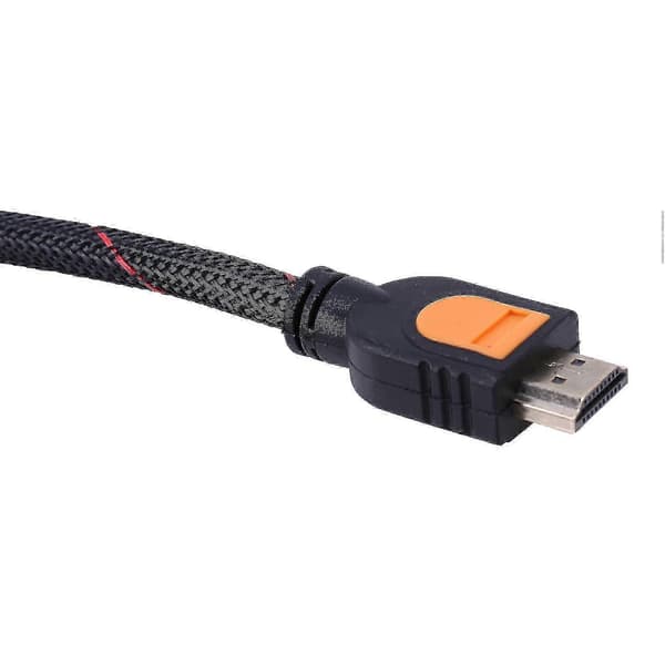 30 cm kabel för HD-TV 3D 1080p 30 cm HDMI 1.4 flätad guld NY