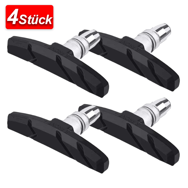 4x cykelbromsbelägg Bromsskor Bromsbelägg V-Brake Shimano Sram Tektro 70mm[BEMS]