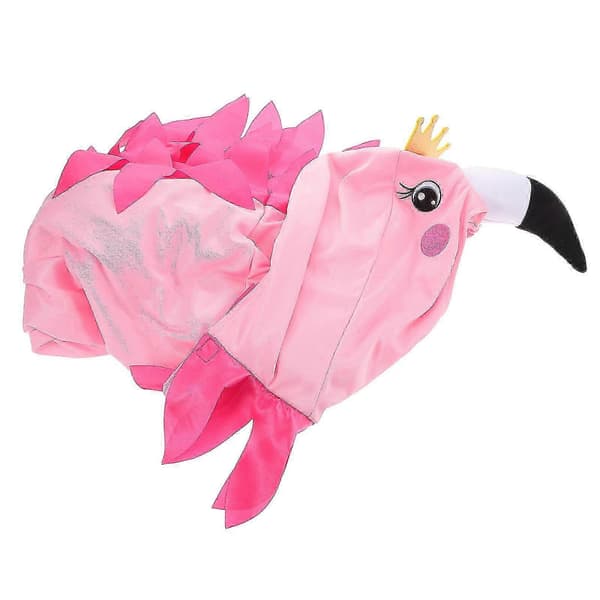 Flamingo kappe med hætte til cosplay sjovt kostume til børn og voksne[BEMS]