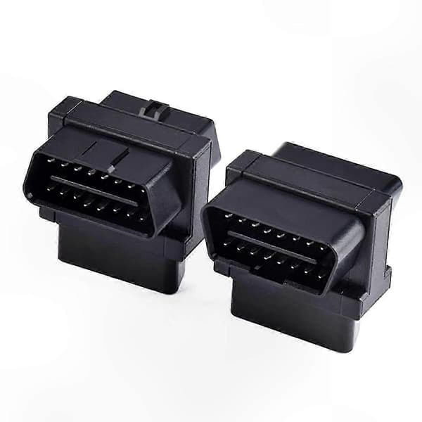 OBD2-kabeladapter 16-polet han til dobbelt hun Plug and Play splitterstik Kompatibel med diagnostikværktøjer A