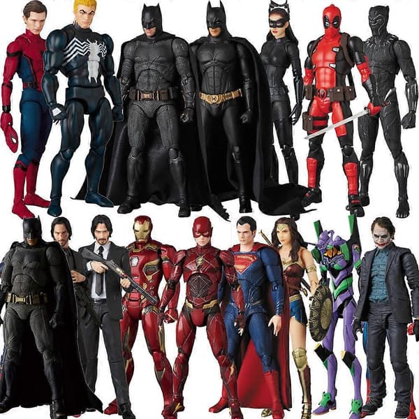 Superhelt Avengers Deadpool Actionfigursett Barnegave
