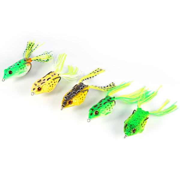 5 stk/boks Simulerings-tåke agn Fiske Lures Crank Bait Hook Tackle Agn For Utendørs Fiske