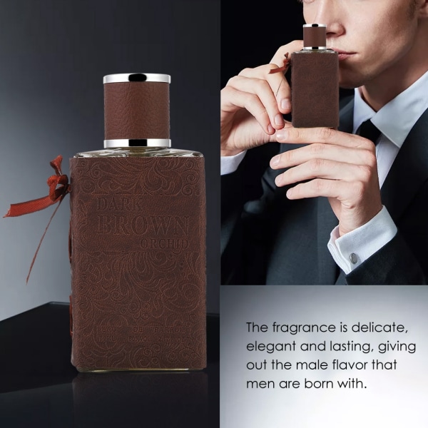JEAN MISS French Men Duft Langvarig Cologne Parfume Fødselsdagsgave 80ML (YT1760 Brown)-
