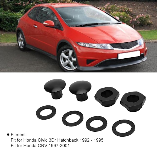 4 stk. Bagagerumsrude Støttebeslag Hardware Kit 90101-SR3-000 Biltilbehør Passer til Honda