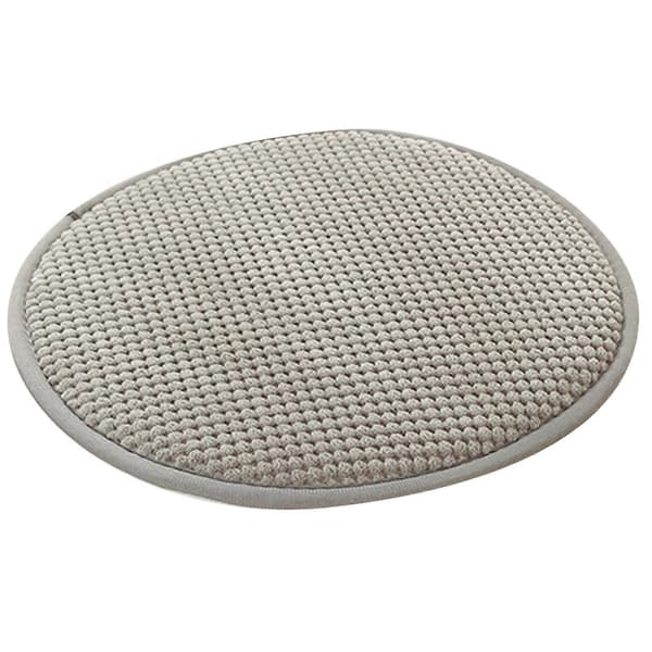 Pustende linstolpute sklisikker kraftig puter for stoler sofa kjøretøy lysegrå 30 cm Light gray 30CM