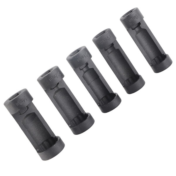 5 st Fjäderbensmutter Sockelset Fjäderbenshylsa 1/2in Drive 18‑24mm för bilreparationsverktyg