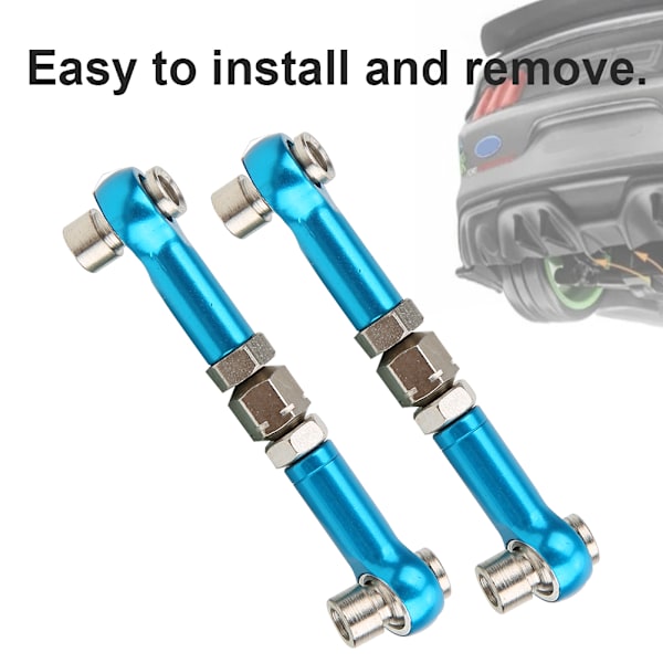 RC Styringslenkerstang Foran Bak Servo Lenker for HPI RS4 Sport 3 1/10 Oppgraderingstilbehør Blå 113696B