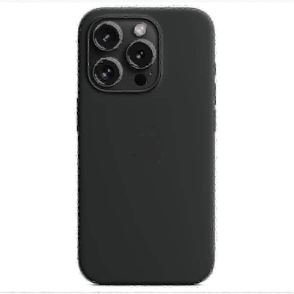 Silikonecover til iPhone 15 Pro Max med MagSafe-kompatibilitet Black