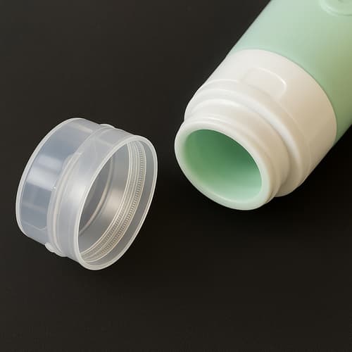Necessär med resetub | SilikonKompatibel medpackning i svart black