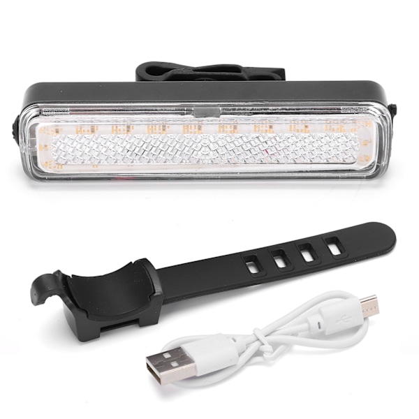 Sykkelbaklykt USB-oppladbar, holdbar, sykkelsikkerhetsbaklykt
