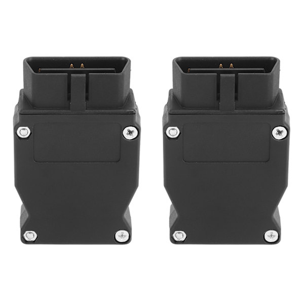 2kpl OBD2 16-nastainen liitinadapteri ABS-muovikevyt F-sarjalle E-sarjan diagnostiikkatarkistus ECU-työkalut