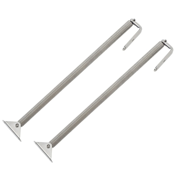 2 stk Båtluke Støtfjær Rustfritt Stål Justerer Porthull Dørlås Fjær for Yachter Campere 225x15mm