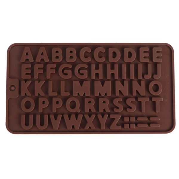 3 stk 26 engelske bogstaver form silikone chokolade kageform DIY bageværktøj tilbehør/