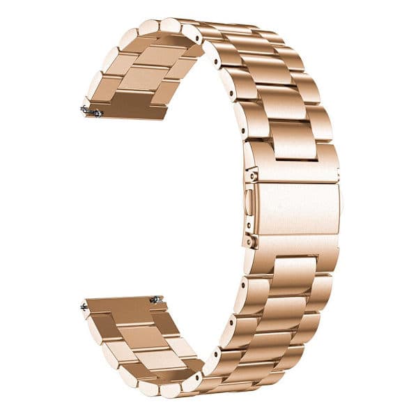 Link Bracelet Compatible with Garmin Venu 2S Replacement Strap, Rose Gold pink