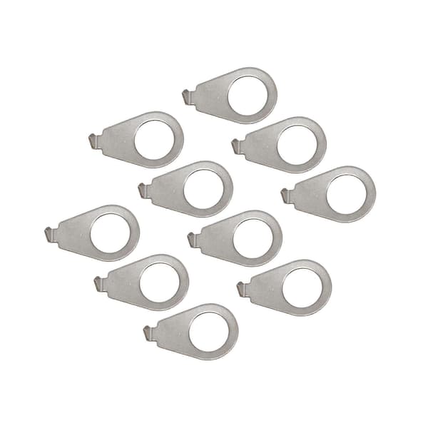 10x Potion Indicator Iron Kompatibel med Musikinstrument Elgitarr LP Gitarr Silver