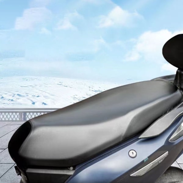 Motorcykel Sædedæksel PU Vandafvisende All Inclusive Universal Scooter Sædebestik