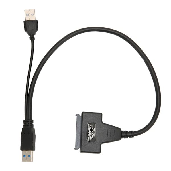 USB 3.0 till SATA-adapterkabel 5 Gbps överföring LED-indikator automatisk viloläge SATA III hårddiskanslutning