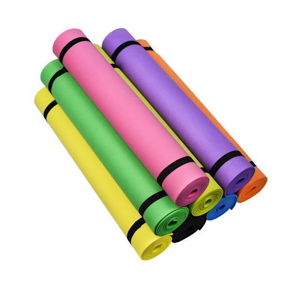 4MM Yoga Mat EVA Anti-Skrid Sikkerhed Slim Yoga Hjem Gym Træningsmåtter Pilates Gym Træningsunderlag Fitness Mat