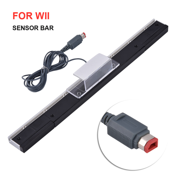 TIMH Wired Infrarød IR Signal Ray Sensor Bar-mottaker for Nintendo