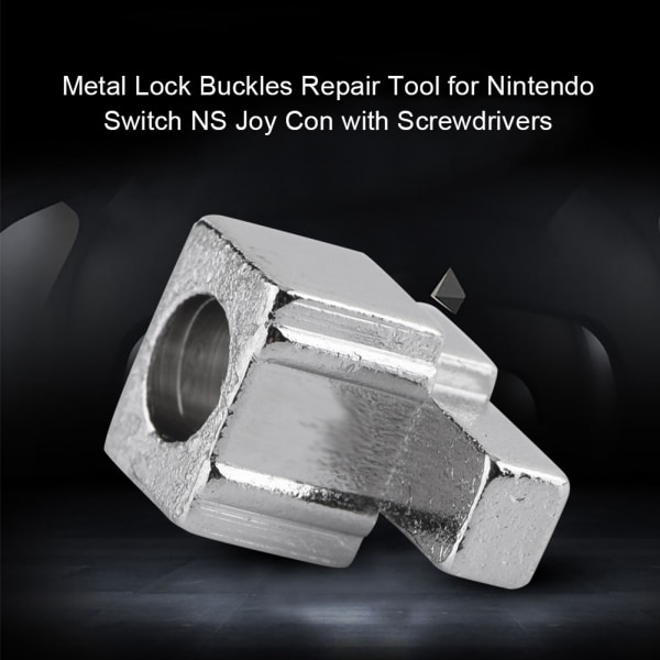 Ruuvimeisselin korjaustyökalusarja Metallinen solkilukko Nintendo Switch NS Joy Con Controller++:lle