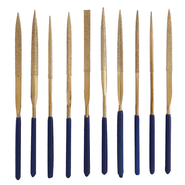10-pack slipstenar med diamantbeläggning i titanlegering, reparationsverktyg