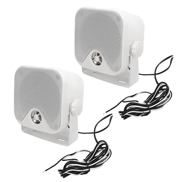 1 Par 4 tommers Marine Bokshøyttalere 100W Heavy Duty Vanntette Utendørs Lydanlegg for ATV UTV Traktor Lastebil