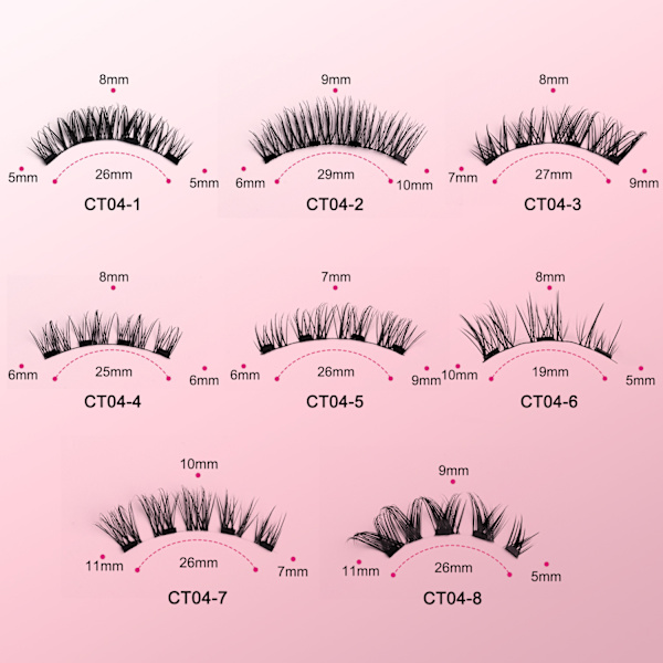 【BEMS】Magnetic Eyelashes - CT04-3 28