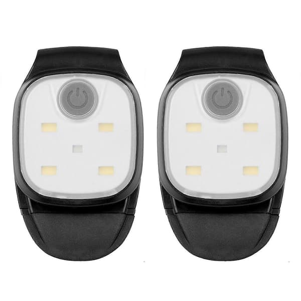 Dimbar sengelampe med klemme. Langvarige oppladbare batterier. Nattlesing i sengen. 2pcs