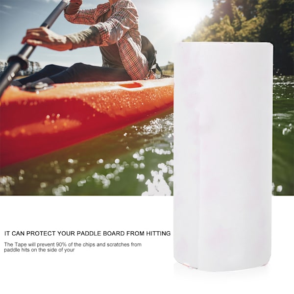 Paddlebräda Railskydd Klar Tejp Lim Adhesiv för SUP Bräda Sidoskydd 400 * 10CM